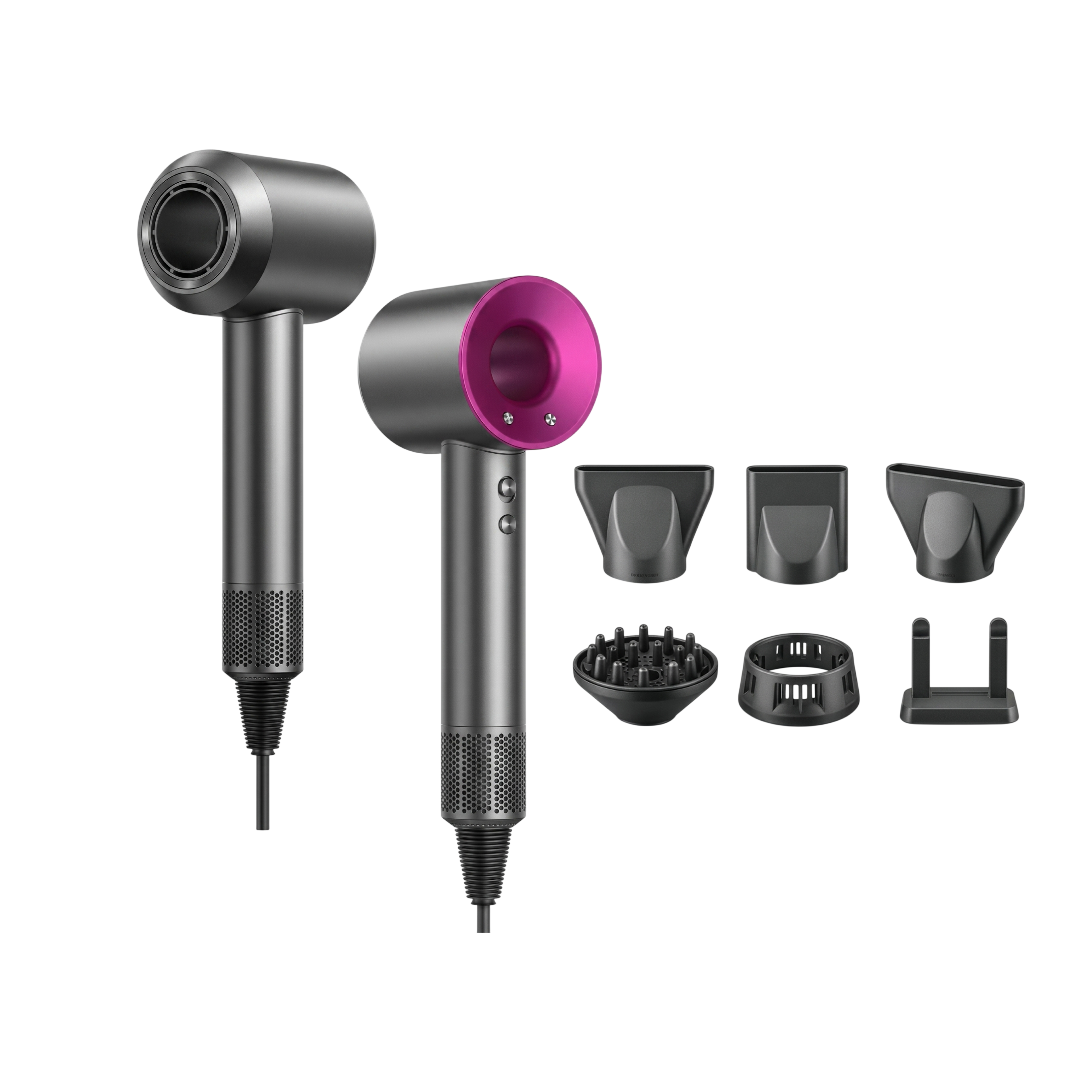 Aeroflux 5-in-1 Hot & Cold Air Hair Dryer: Ionic Technology & 6 Attachments
