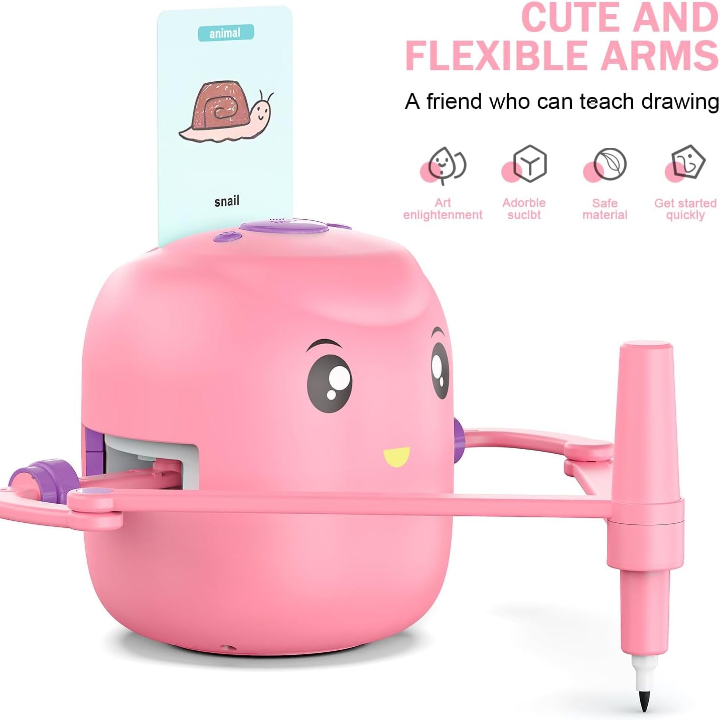 Aeroflux Smart Drawing Robot – Interactive Art & Learning Companion for Kids