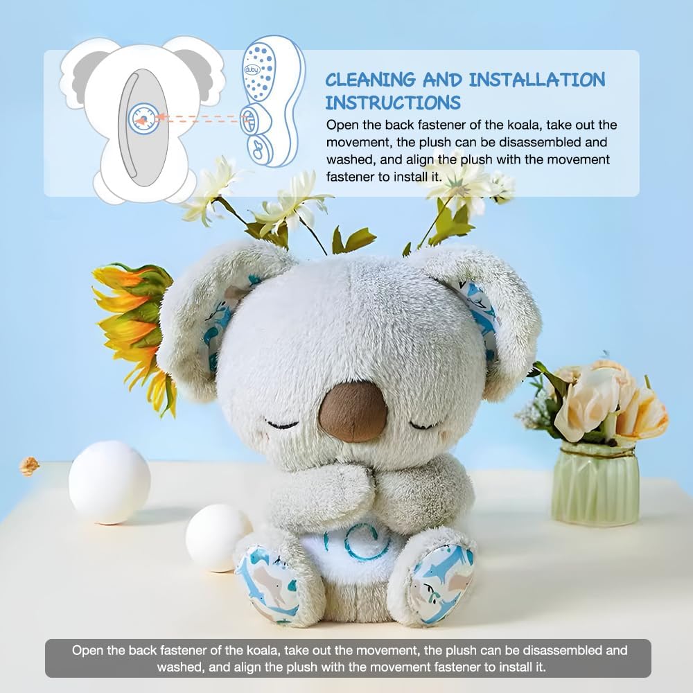 Aeroflux Relief Heartbeat Animal Teddy – Soothing Sleep Companion with Breathing Motion & Nightlight