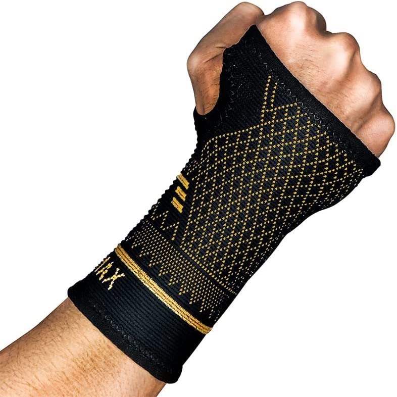Aeroflux© Copper Wrist Hand Brace: No More Wrist Pain DPD1