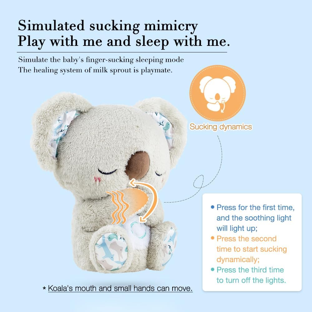 Aeroflux Relief Heartbeat Animal Teddy – Soothing Sleep Companion with Breathing Motion & Nightlight