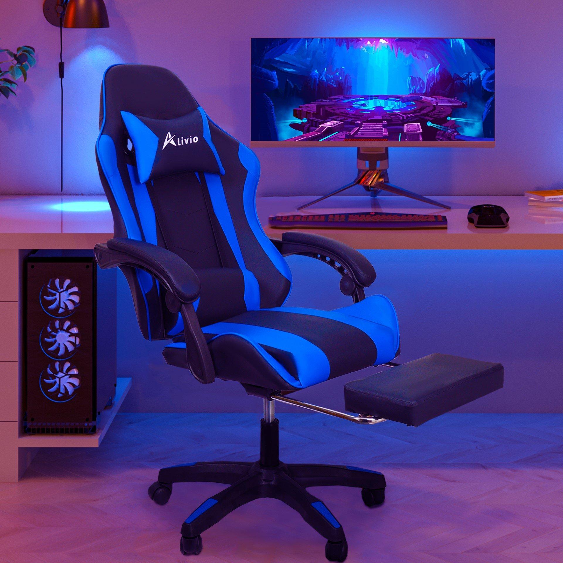 Aeroflux© Racing 360 Degree Reclining Swivel Gaming Chair: The Ultimate Gaming Throne
