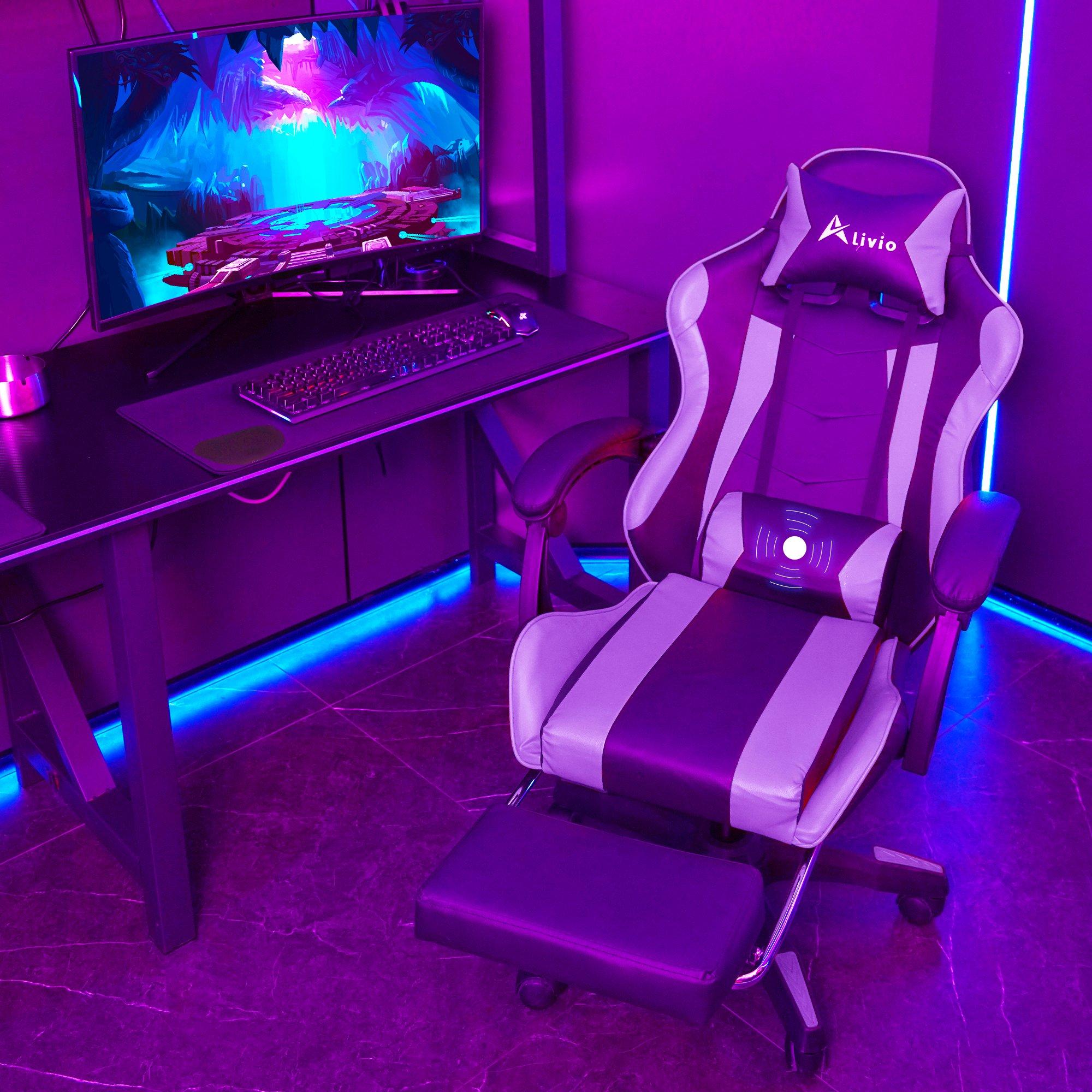 Aeroflux© Racing 360 Degree Reclining Swivel Gaming Chair: The Ultimate Gaming Throne