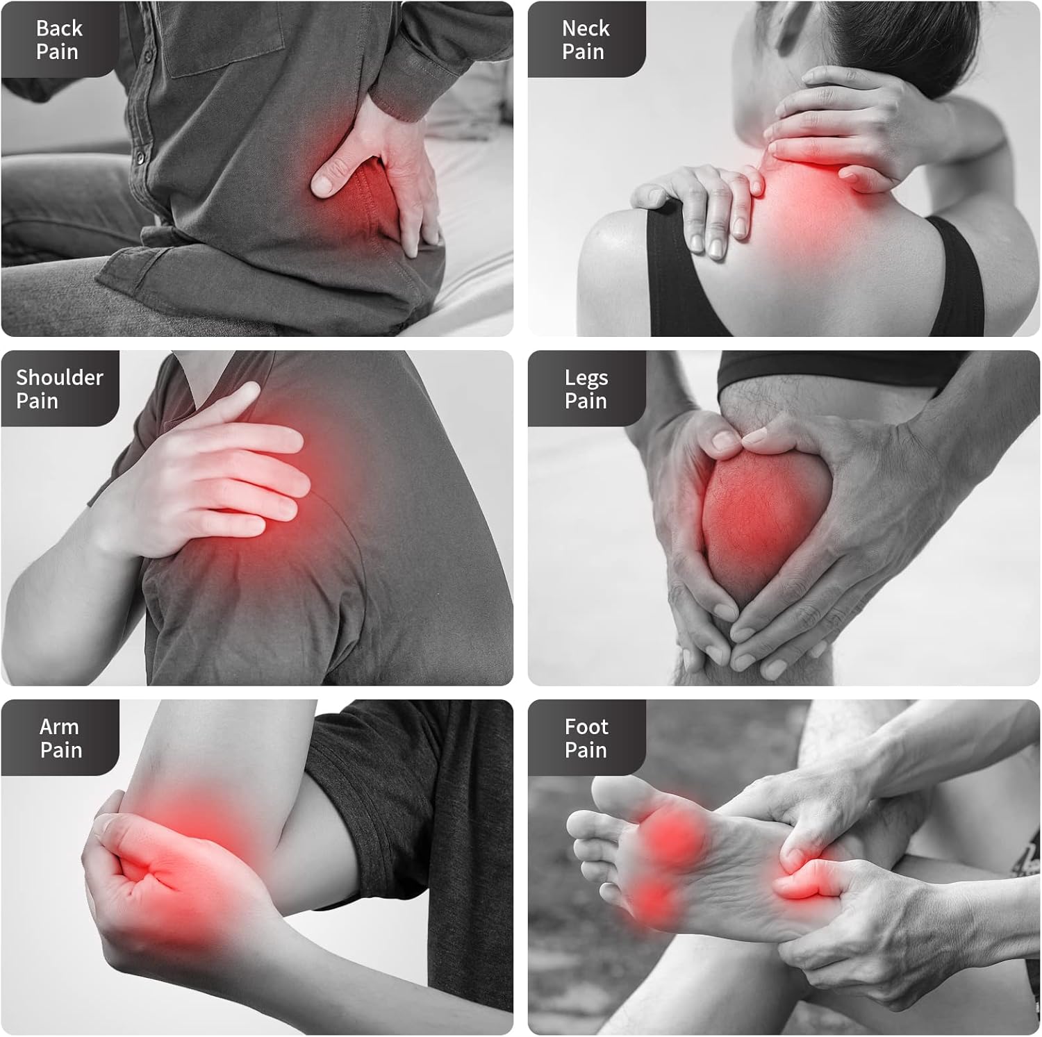 Aeroflux© 3D Deep Tissue Neck & Shoulder Massager – With Heat Therapy