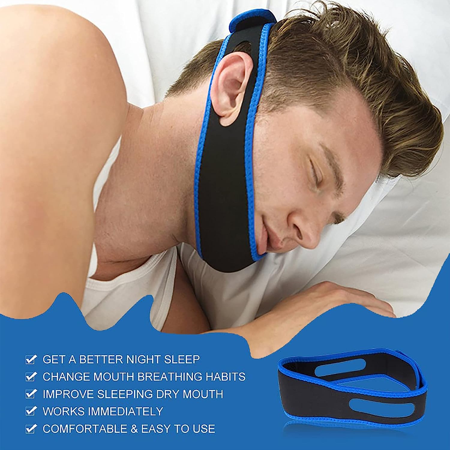 Aeroflux© MAGIC Snoring Strap: It 100% Works