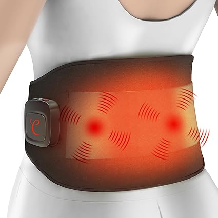 Aeroflux XXL Cordless Infrared Heat Pad – Back Pain Relief with Vibration Massage & App Control