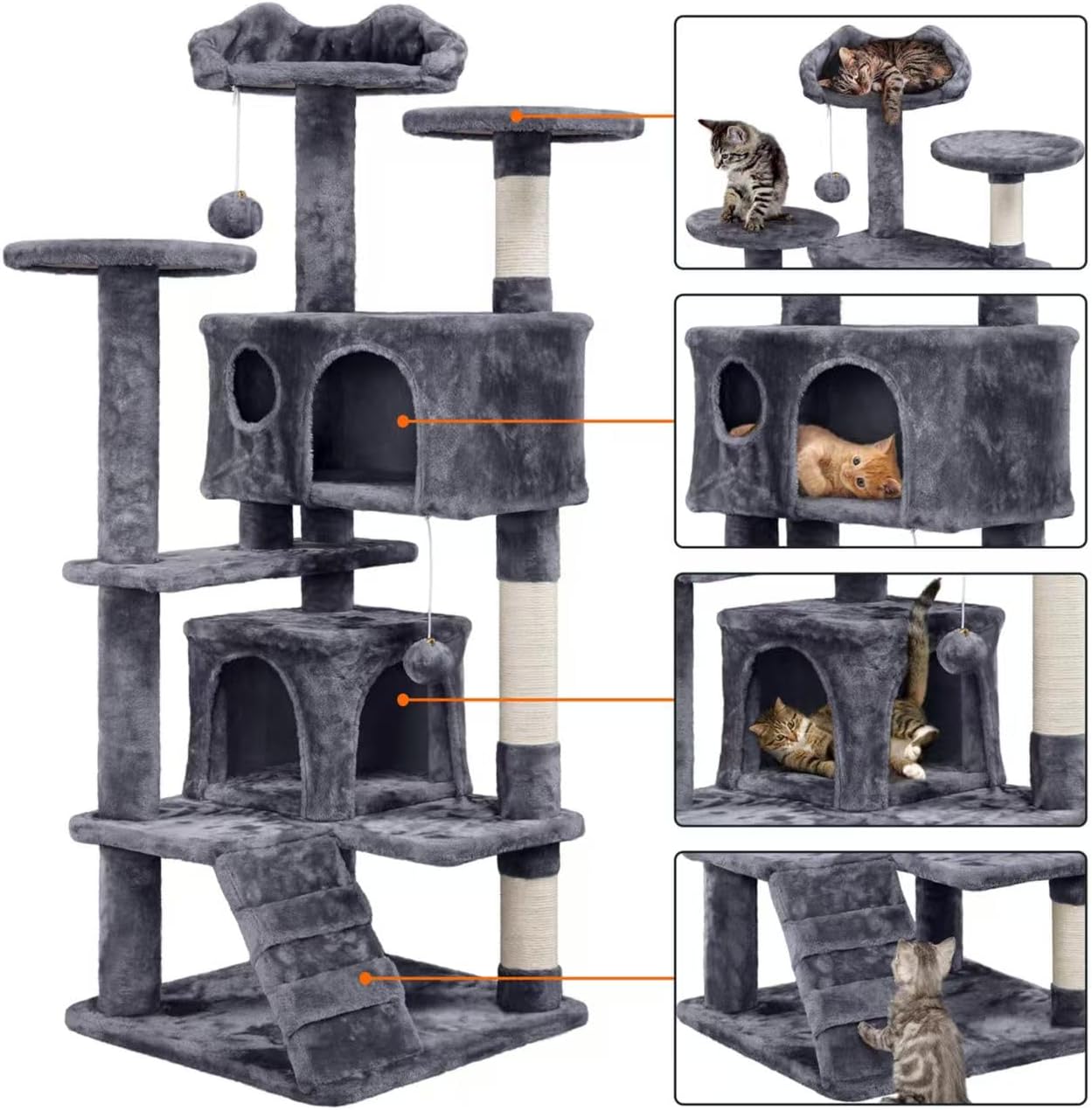 Aeroflux© Large Cat Tree 137cm
