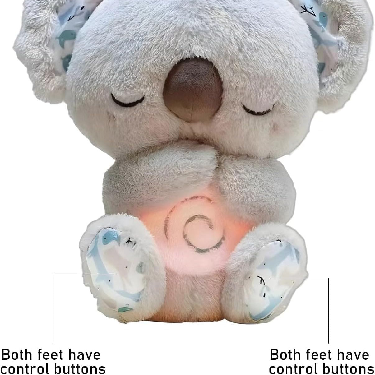 Aeroflux Relief Heartbeat Animal Teddy – Soothing Sleep Companion with Breathing Motion & Nightlight
