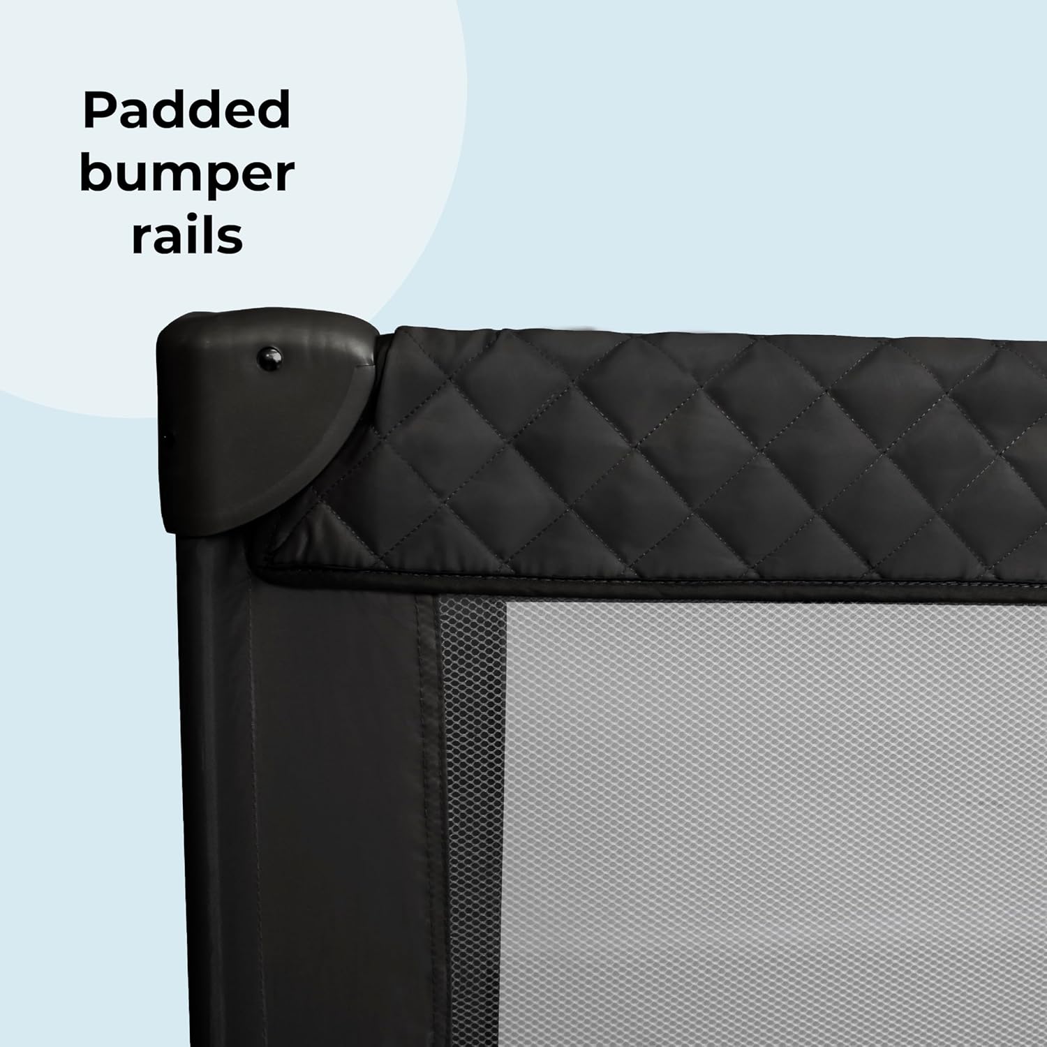 Aeroflux© Premium Quilted Travel Cot – Comfortable & Portable for Your Baby