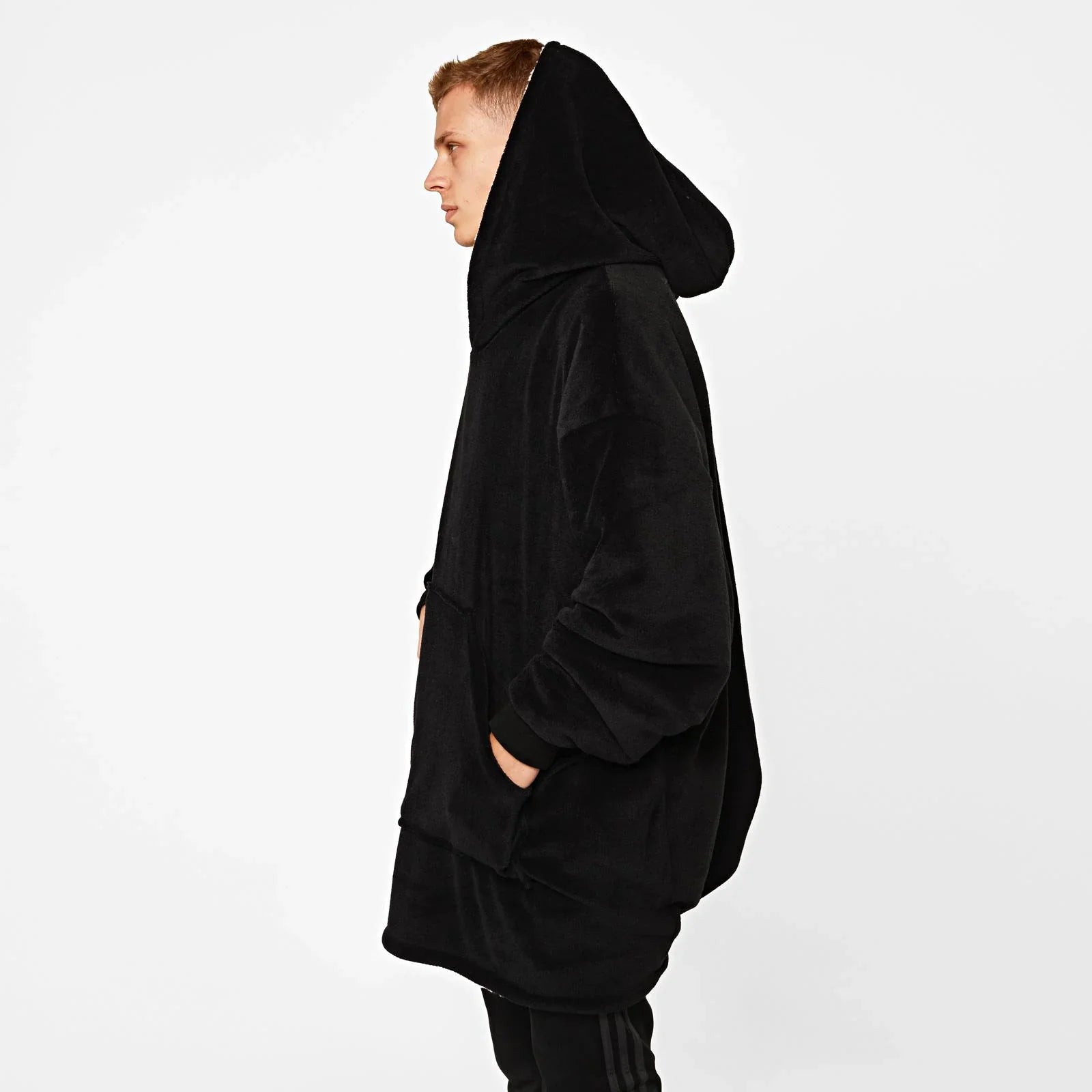 Aeroflux© Premium Hoodie Blanket Oversized Ultra Plush Sherpa Giant Big Hooded Sweatshirt DPD1