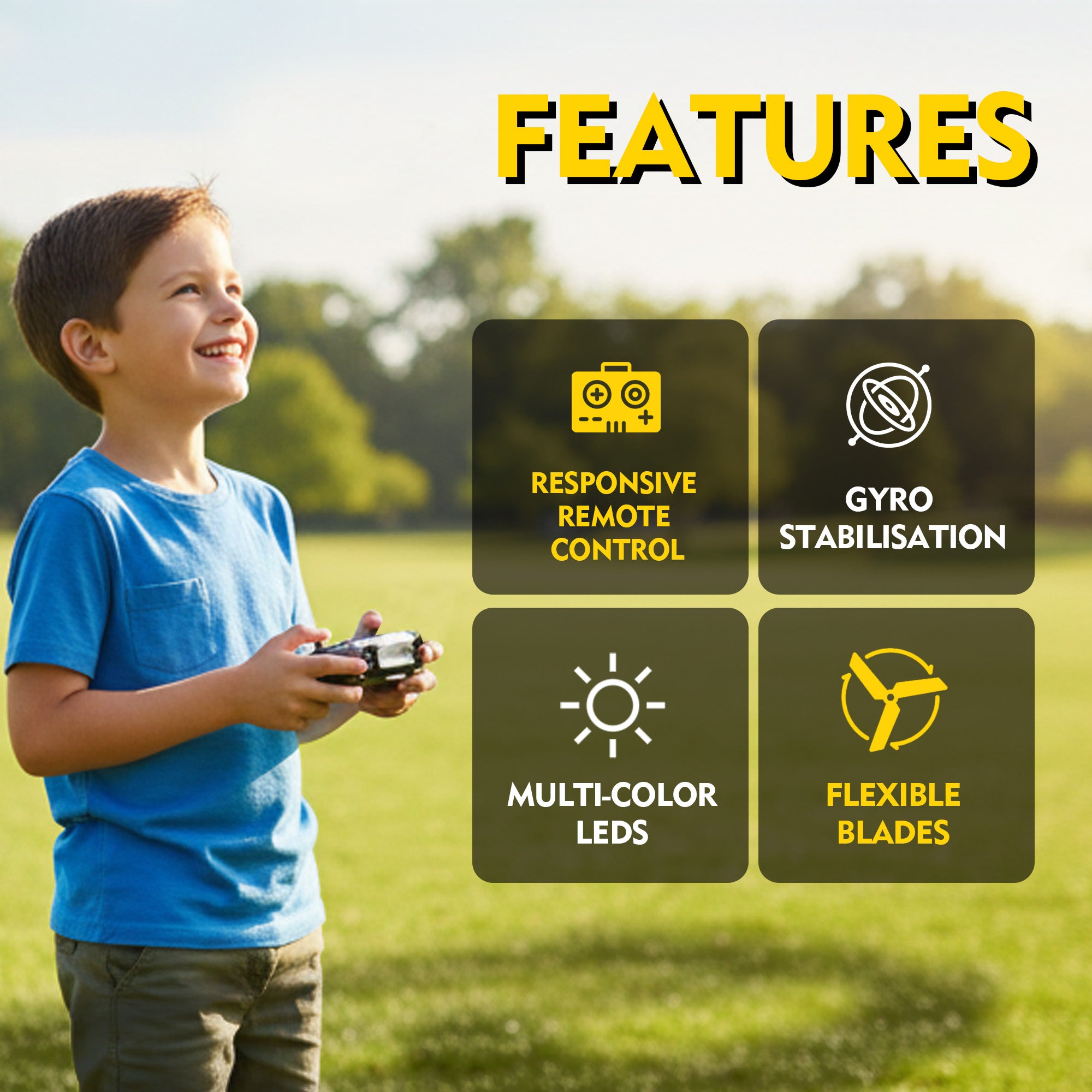 Aeroflux® Super Cool Stunt RC Flying Jet – Soar, Flip, Ultimate Aerial Ride