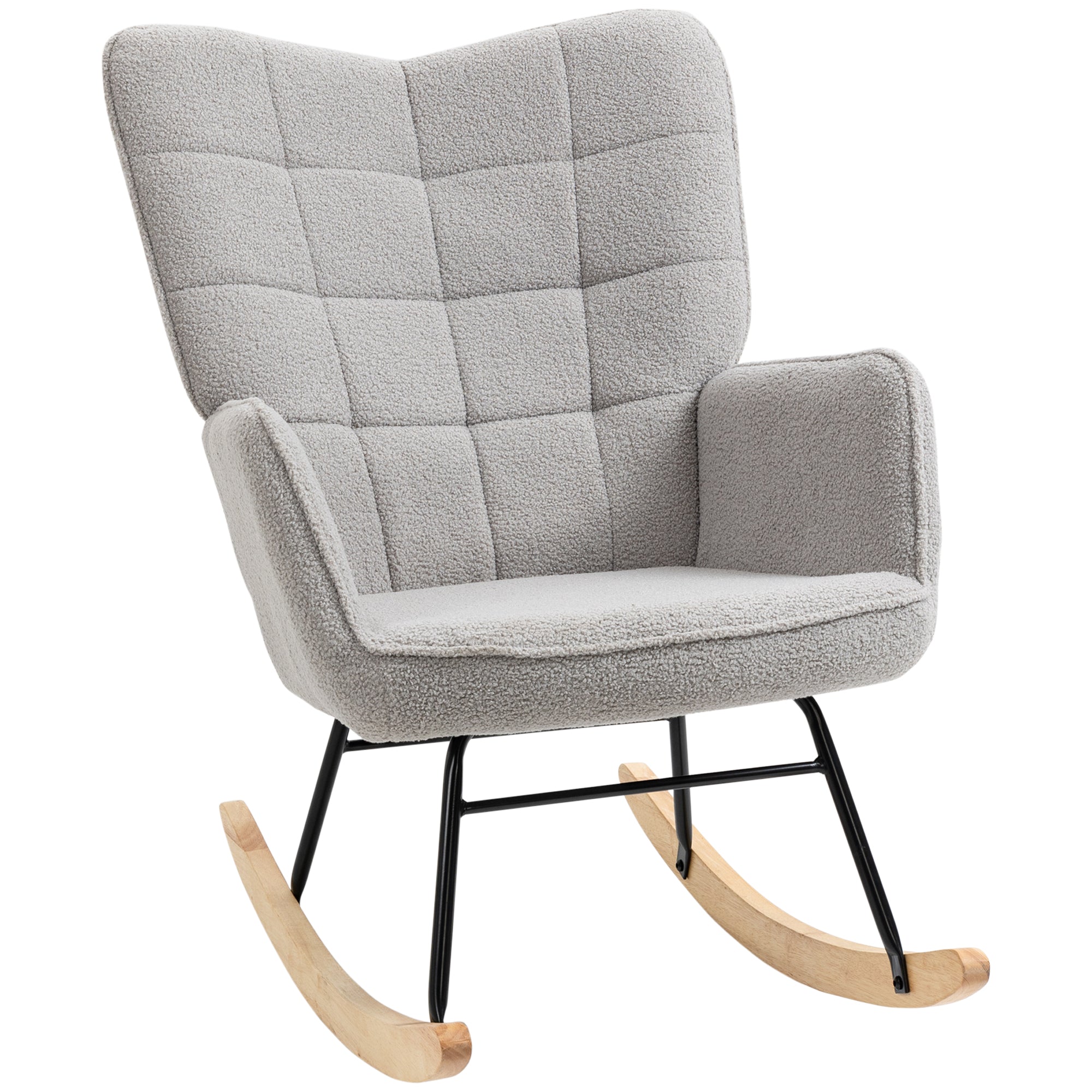 AeroFlux Nursing Rocking Chair — Modern Glider Rocker Armchair for Living Room & Nursery
