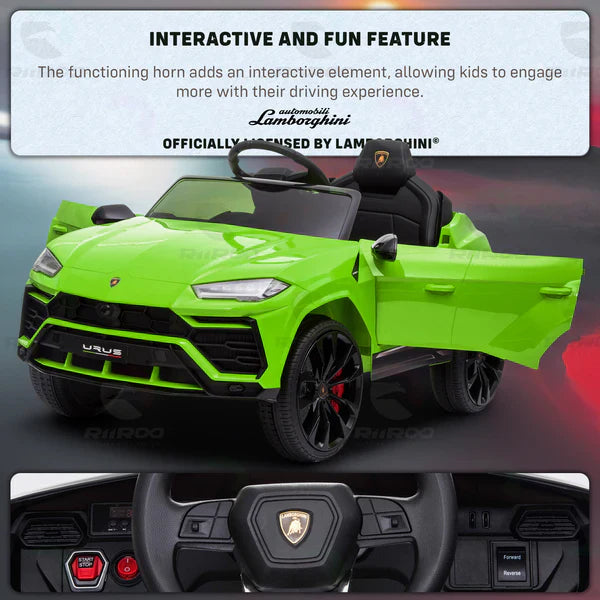 Aeroflux© Lambhorgini Urus 12V Ride on Car