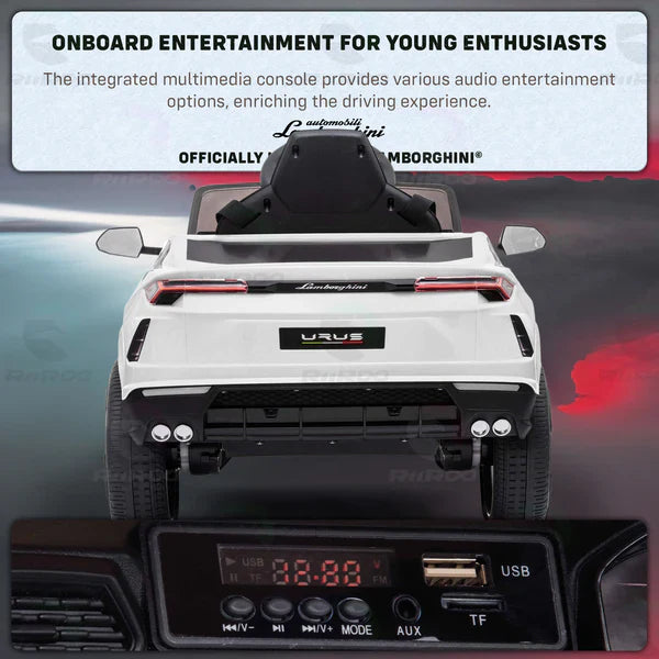 Aeroflux© Lambhorgini Urus 12V Ride on Car
