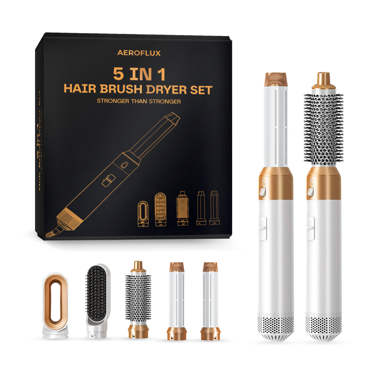 Aeroflux© Premium 5 In 1 Hair Styler Pro V3 [1 Year Warranty & Auto Curling]