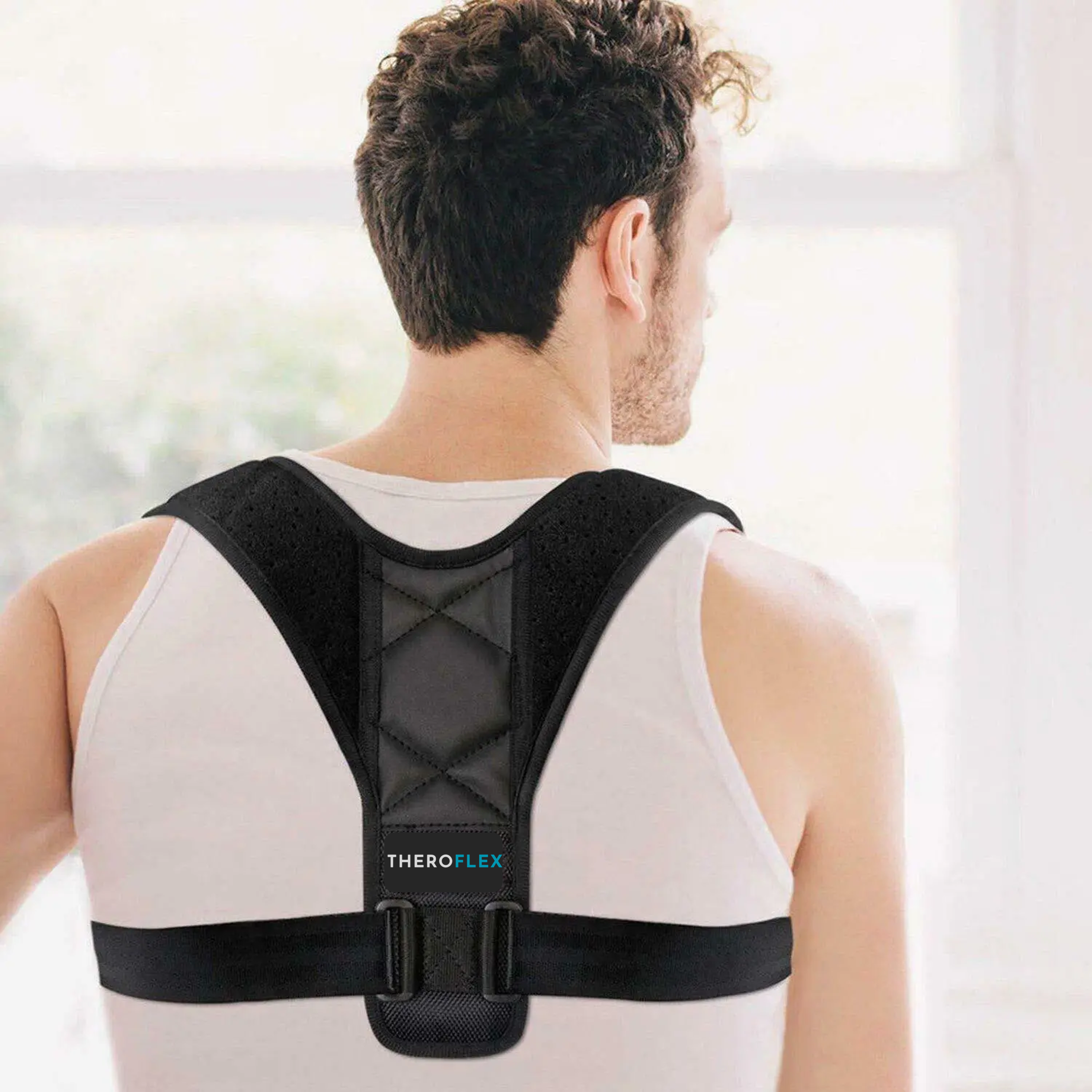 Theroflex© Premium Back Brace Posture Corrector Support: DP2