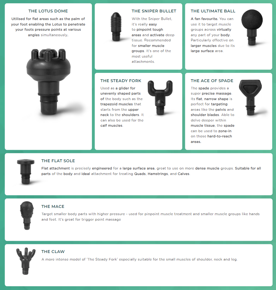 Aeroflux© Premium Pro Massage Muscle Gun: Free Travel Case + 1 Year Warranty Worth £30