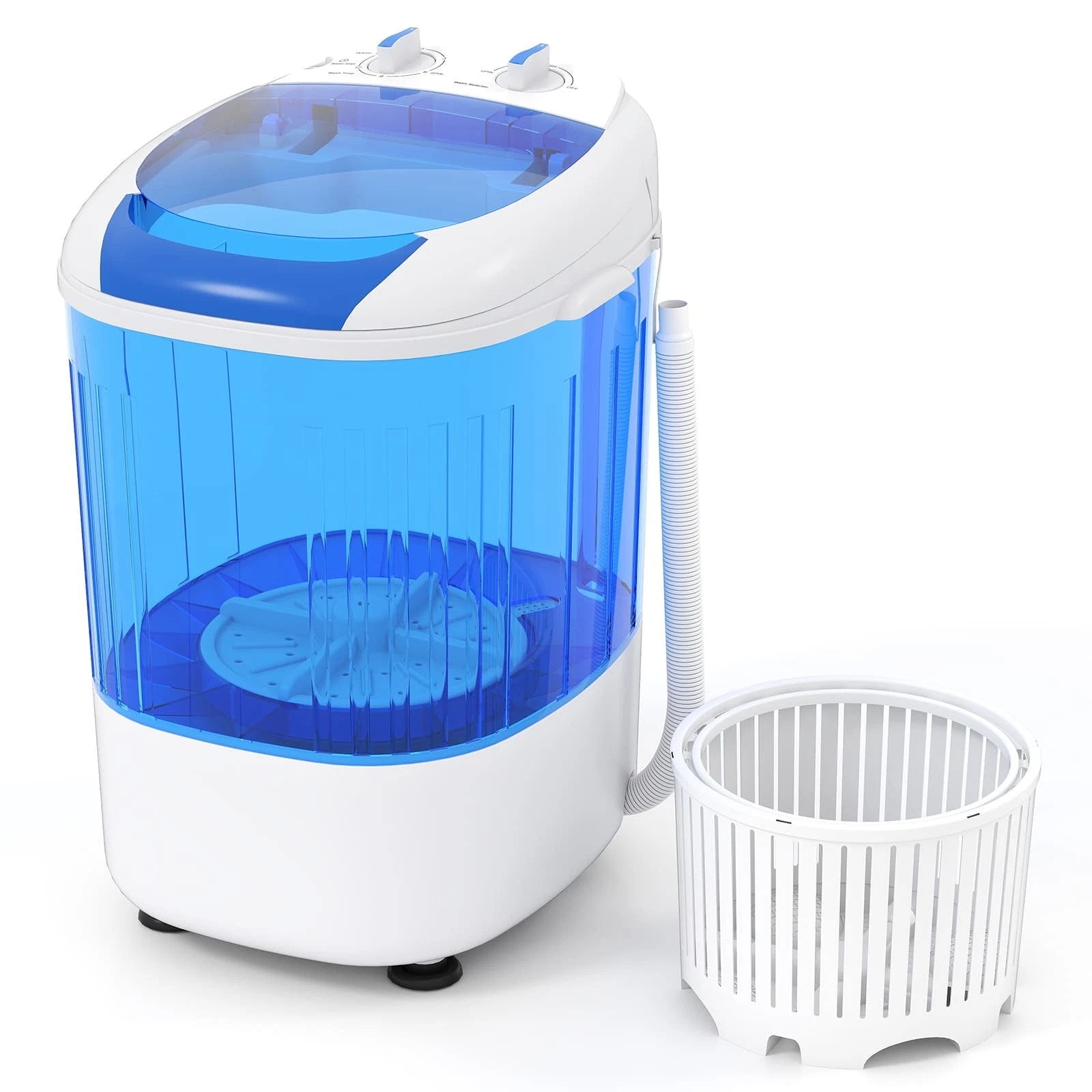 Aeroflux© Compact Portable Mini Washing Machine – Dual Wash & Spin with 2.5kg Capacity