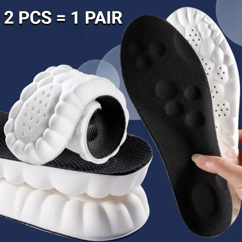 Aeroflux Ultra-Soft Support Insoles – Shock-Absorbing, Breathable, and Ergonomic for All-Day Comfort