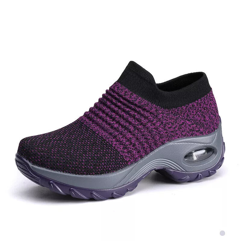 Aeroflux® Women's Slip-On Orthopedic Trainers – Air Cushion Comfort & Support