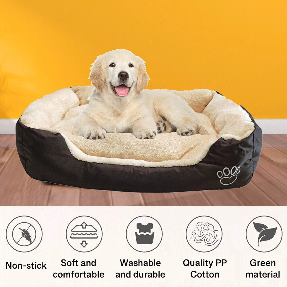 Aeroflux Orthopedic Luxury Pet Bed – Soft, Washable, Supportive Cushion for Dogs & Cats ( M / L / XL)