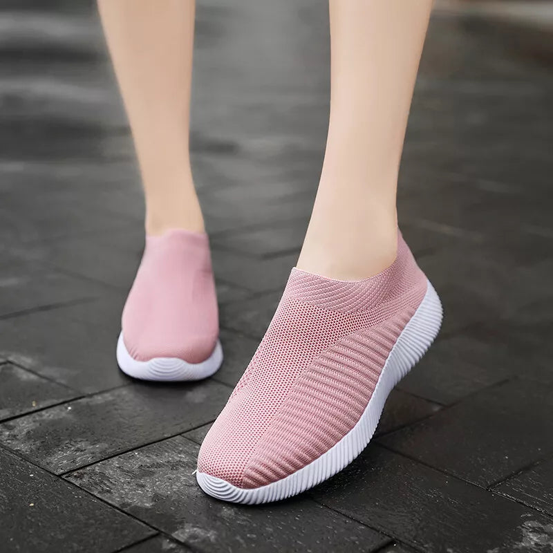 Aeroflux© Women’s Orthopedic Slip-On Trainers: Ultimate Comfort & Support