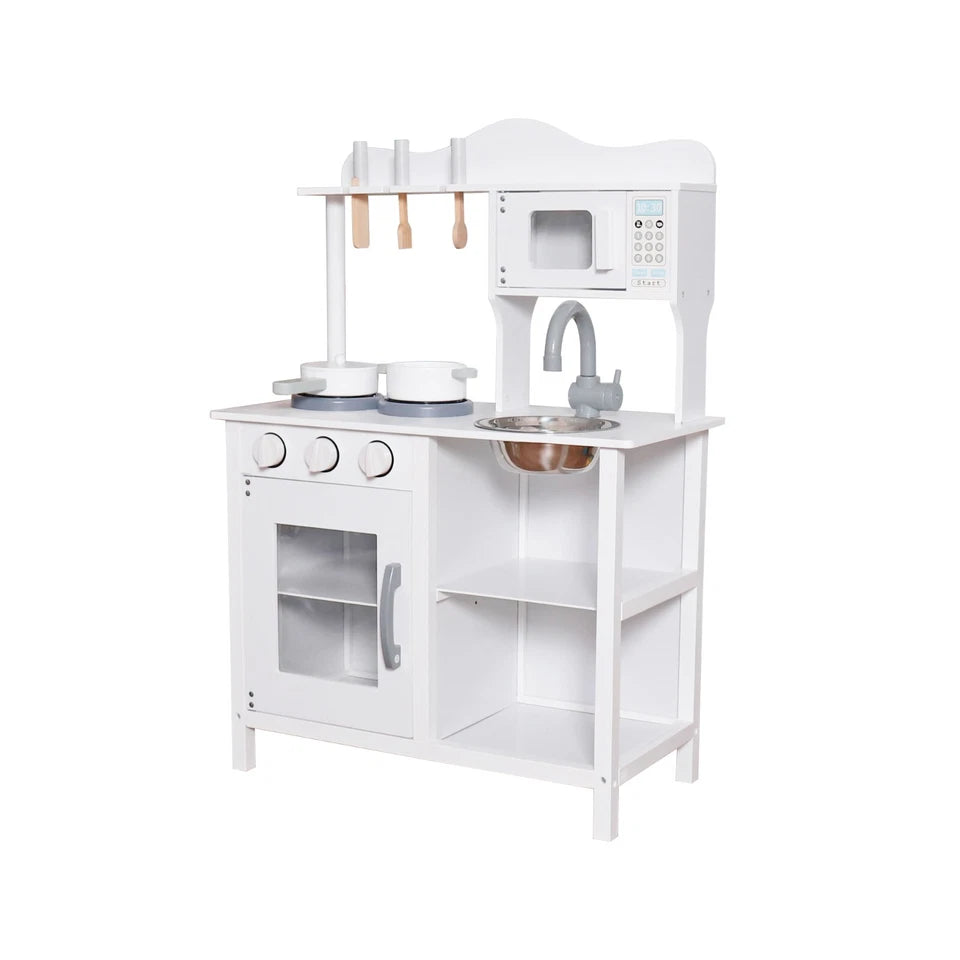 Aeroflux© Kids Premium Wooden Kitchen Play Set