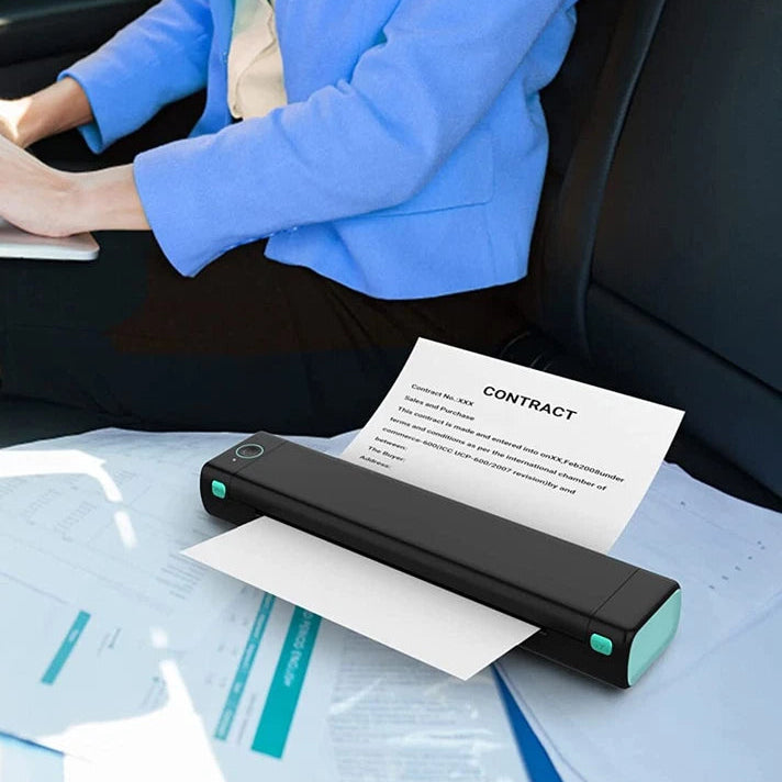 Aeroflux M08F Wireless Portable A4 Thermal Printer – Inkless, Effortless, On-the-Go