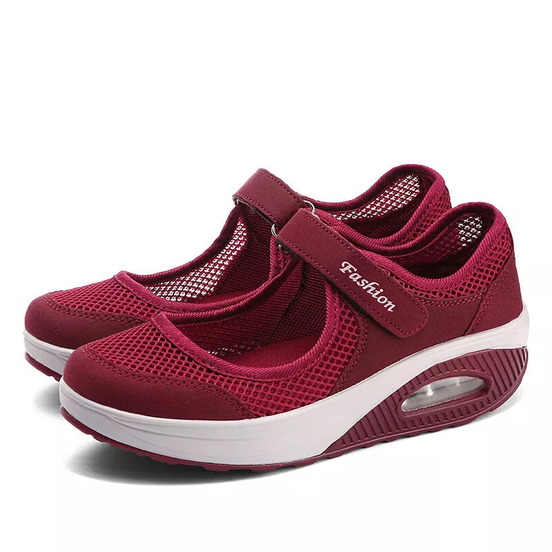 Aeroflux® Women's Slip-On Orthopedic Trainers – Comfy & Stylish Air Cushion Shoes