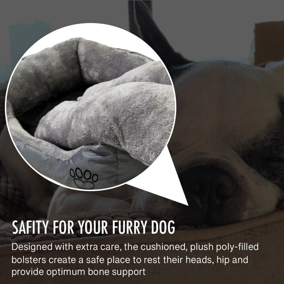 Aeroflux Orthopedic Luxury Pet Bed – Soft, Washable, Supportive Cushion for Dogs & Cats ( M / L / XL)