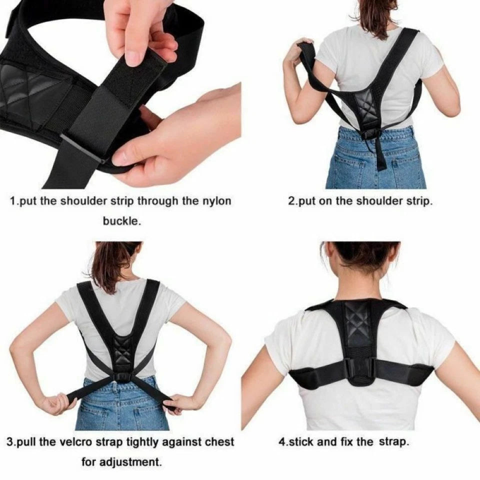 Aeroflux© Premium Back Brace Posture Corrector Support: DPD1