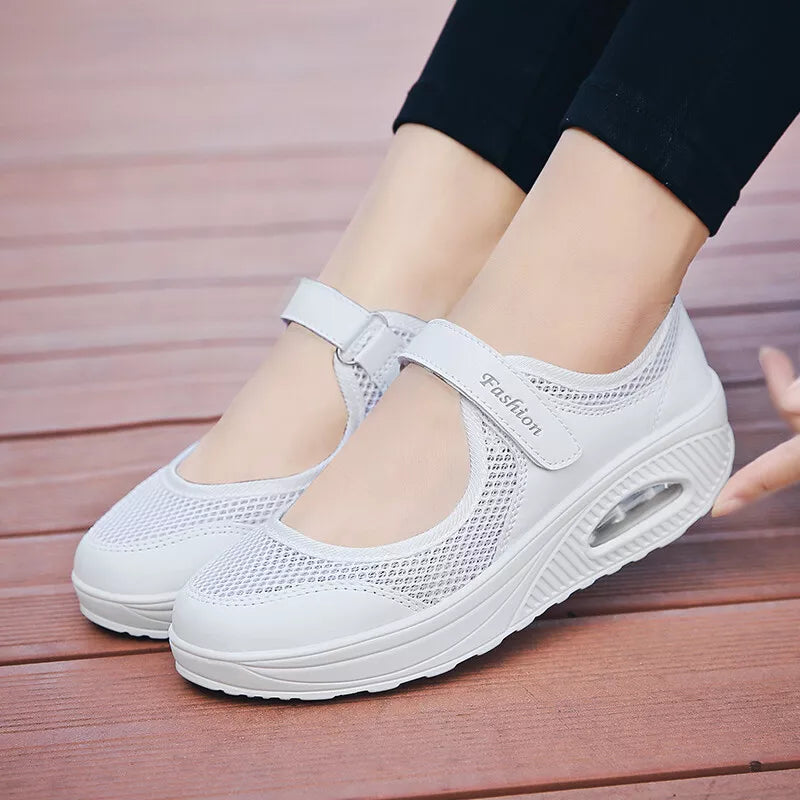 Aeroflux® Women's Slip-On Orthopedic Trainers – Comfy & Stylish Air Cushion Shoes