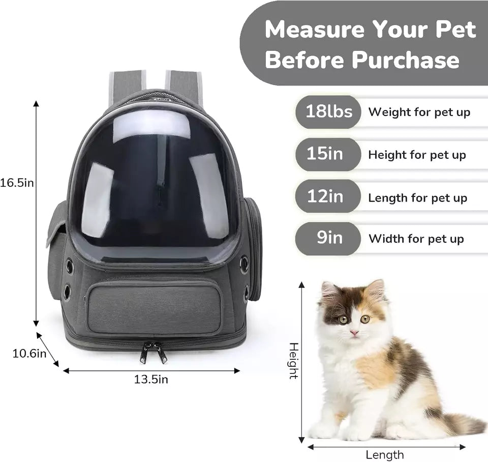 Aeroflux Voyager Bubble Cat Backpack – Breathe Easy, Travel Freely