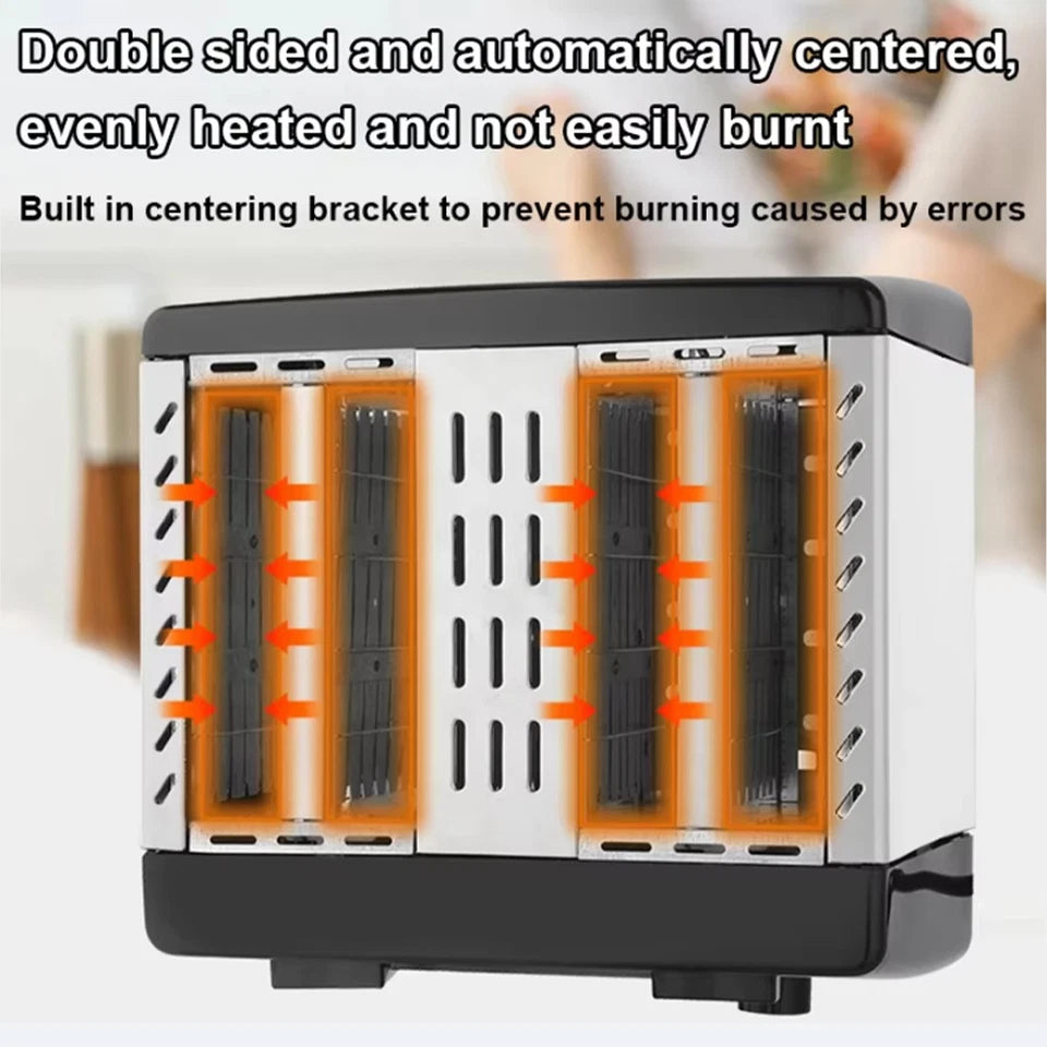 Aeroflux 4-Slice Wide Slot Toaster