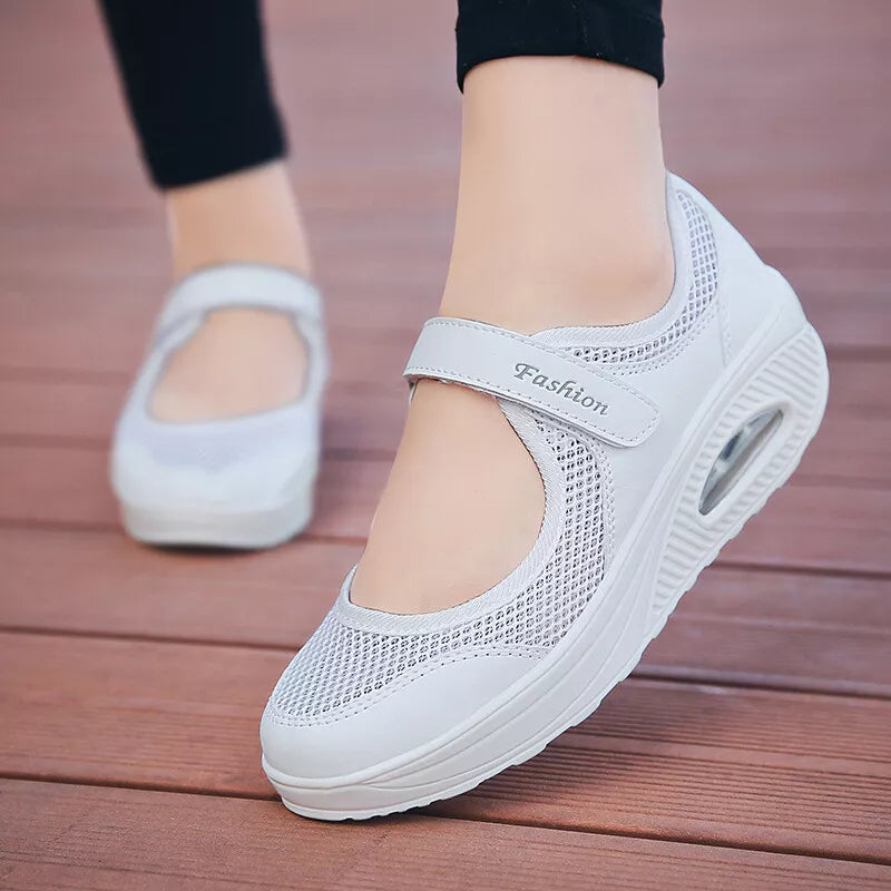 Aeroflux® Women's Slip-On Orthopedic Trainers – Comfy & Stylish Air Cushion Shoes