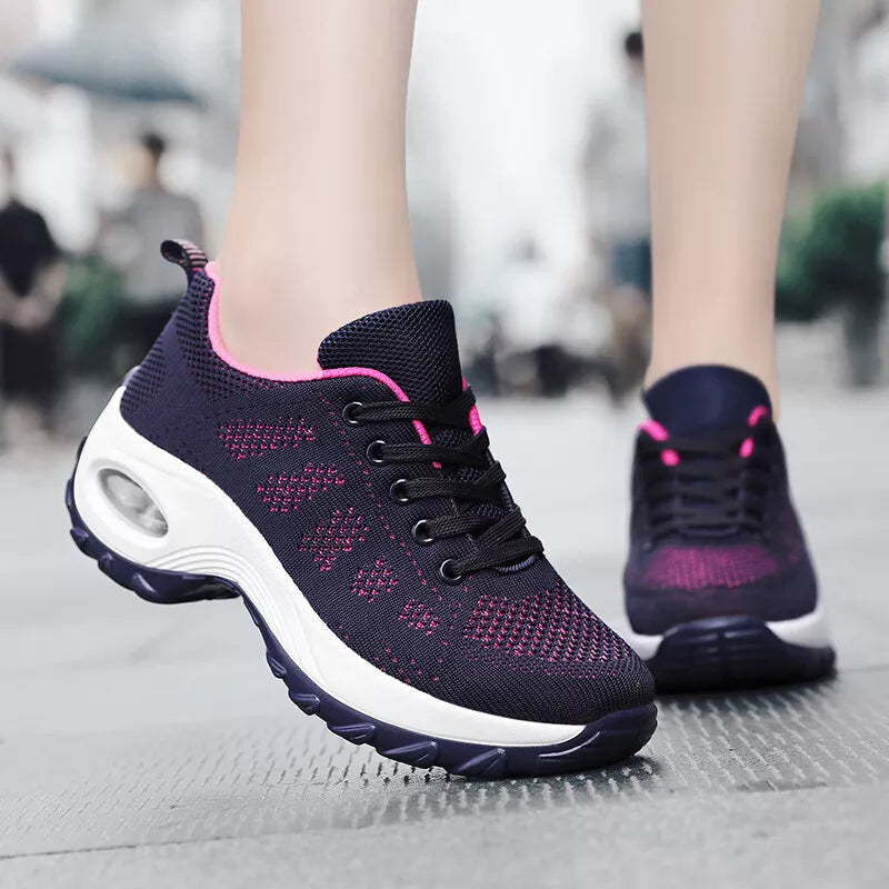 Aeroflux® Women’s Lightweight Slip-On Trainers – Breathable & Ultra-Comfortable