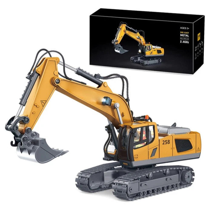 Aeroflux Remote Control RC Digger with Charger & Battery – Children’s RC Excavator Toy