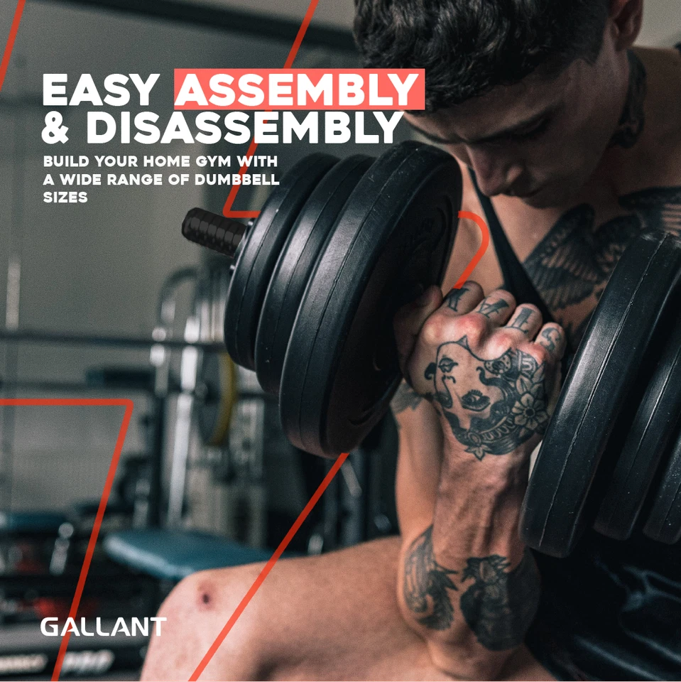 Aeroflux Adjustable Dumbbells & Barbell Set
