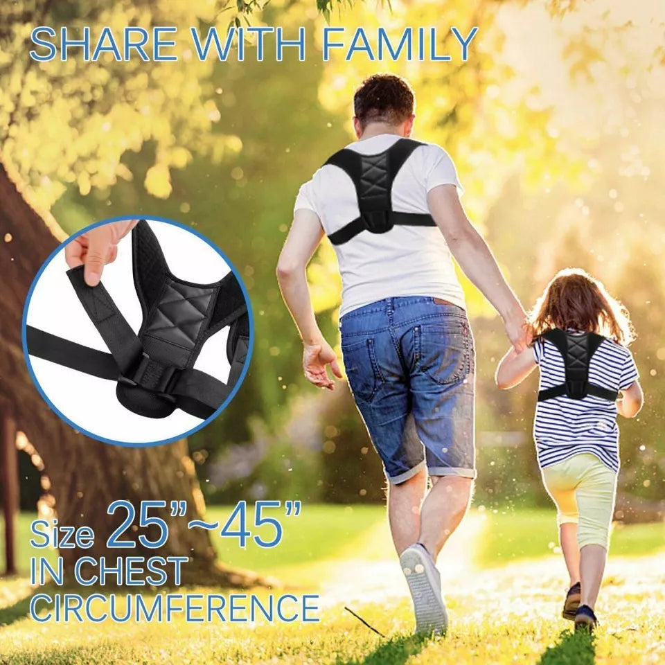 Aeroflux© Premium Back Brace Posture Corrector Support: DPD1