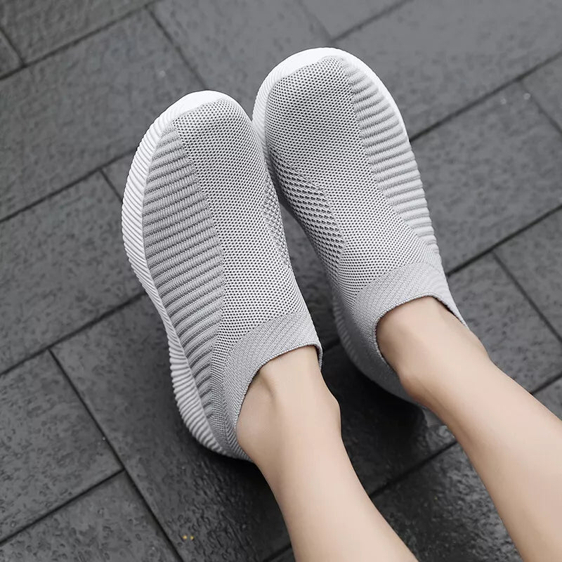 Aeroflux© Women’s Orthopedic Slip-On Trainers: Ultimate Comfort & Support