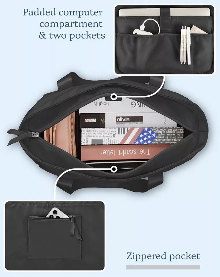 Aeroflux Women's Laptop Tote – Work, Travel & Everyday Elegance