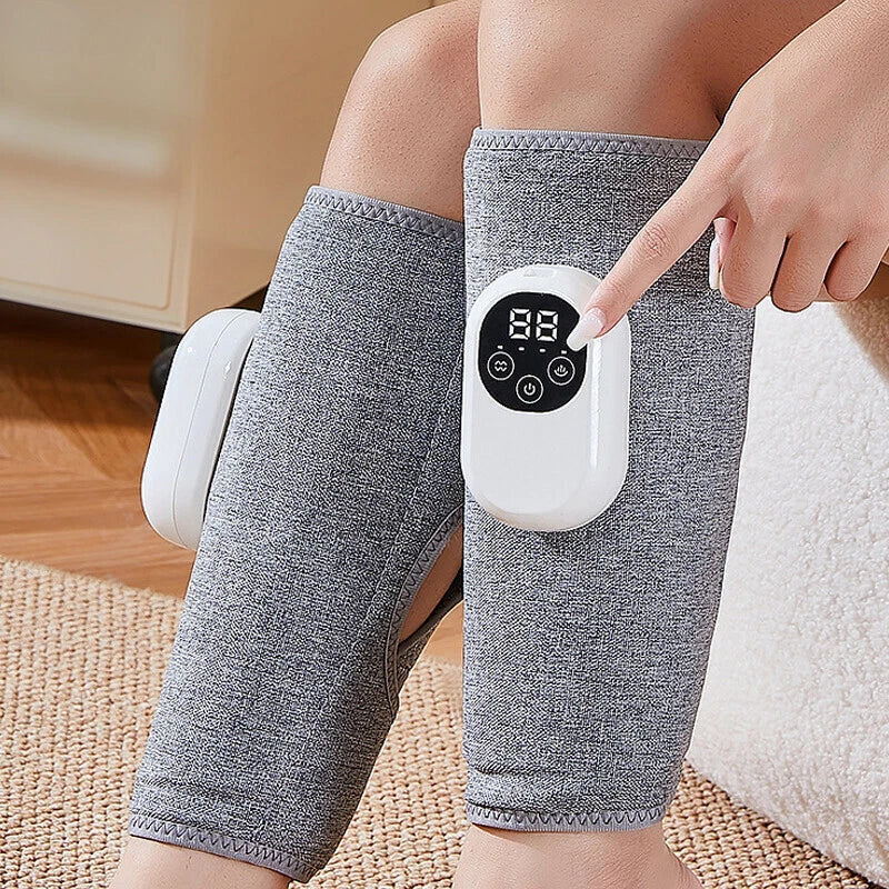 Aeroflux® Cordless Leg & Calf Massager w/ Heat: Air Compression Therapy, 3 Modes, Rechargeable Design