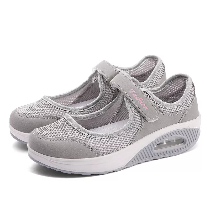Aeroflux® Women's Slip-On Orthopedic Trainers – Comfy & Stylish Air Cushion Shoes