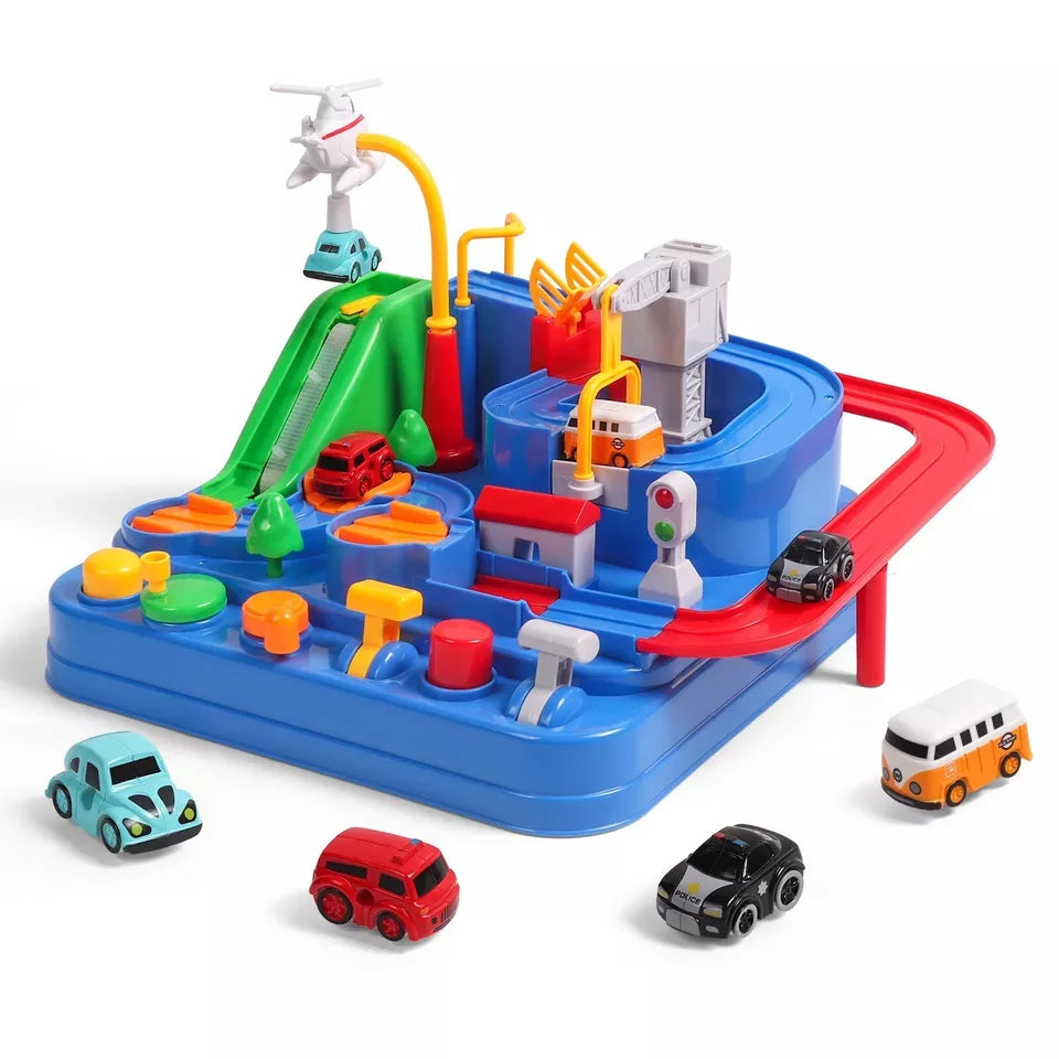 Aeroflux© Adventure Car Race Track – Educational Toy for Kids