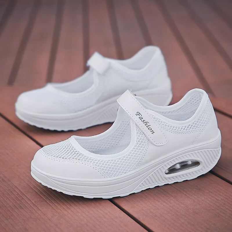 Aeroflux® Women's Slip-On Orthopedic Trainers – Comfy & Stylish Air Cushion Shoes