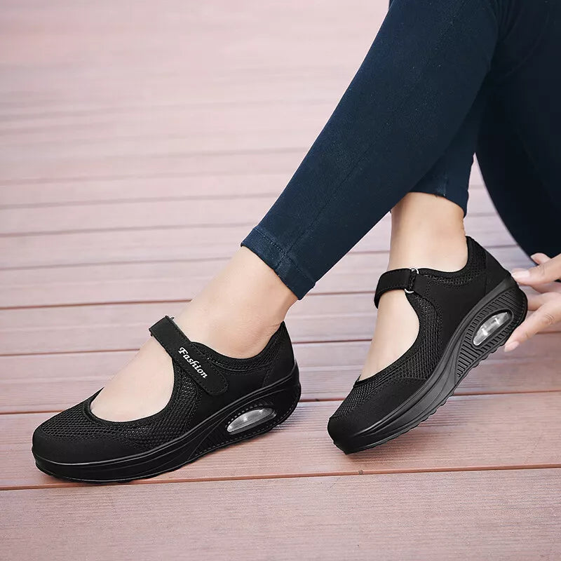 Aeroflux® Women's Slip-On Orthopedic Trainers – Comfy & Stylish Air Cushion Shoes