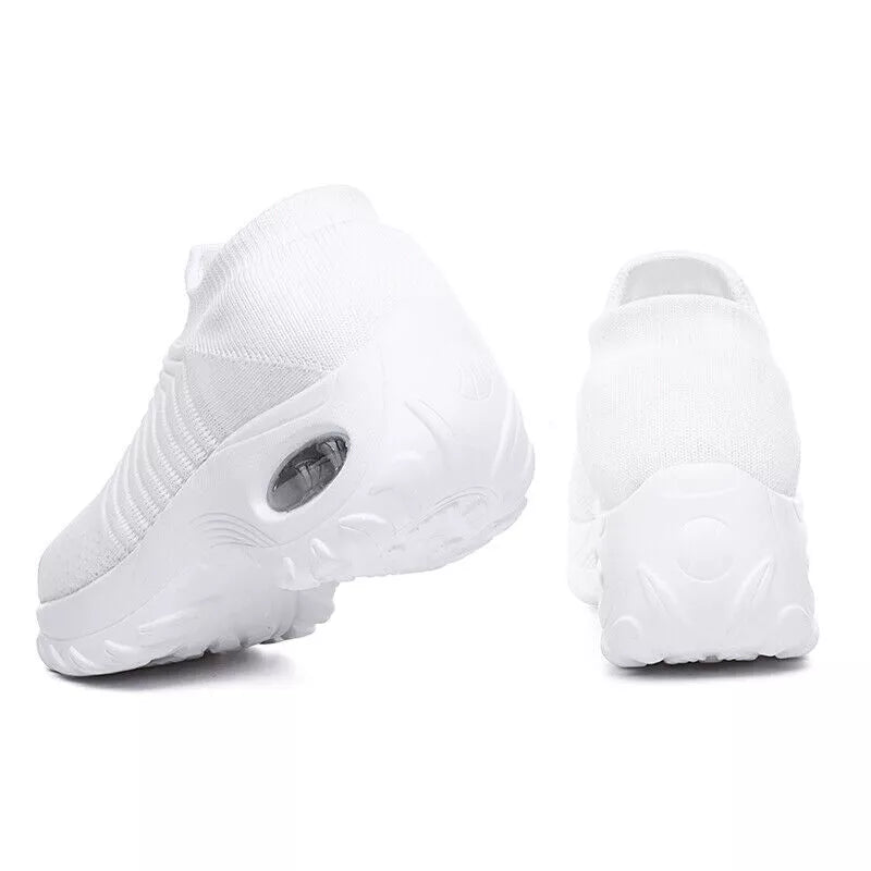 Aeroflux® Women's Slip-On Orthopedic Trainers – Air Cushion Comfort & Support