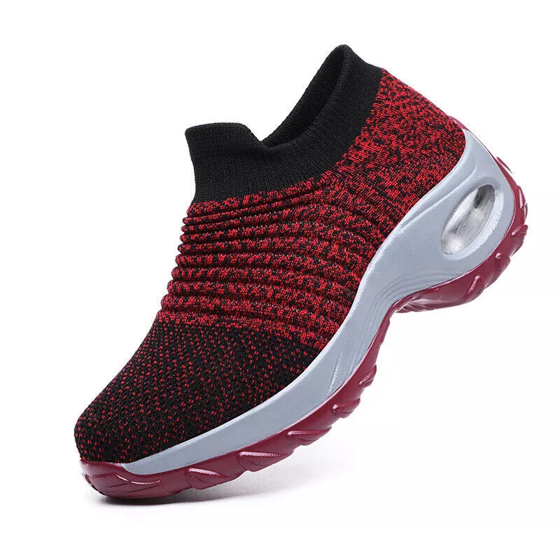 Aeroflux® Women's Slip-On Orthopedic Trainers – Air Cushion Comfort & Support