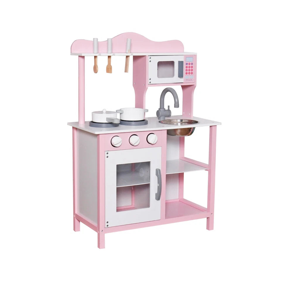 Aeroflux© Kids Premium Wooden Kitchen Play Set