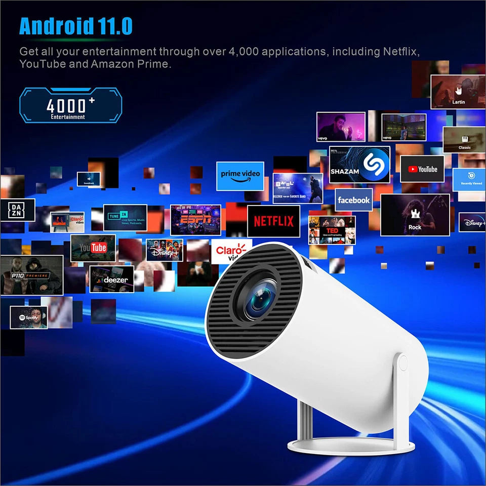 Aeroflux Pro Smart Mini Projector